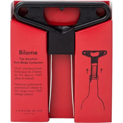 L'Atelier du Vin Bilame Dobbeltbladet Korketrekker - Svart L'Atelier du Vin Bilame Dobbeltbladet Korketrekker - Svart