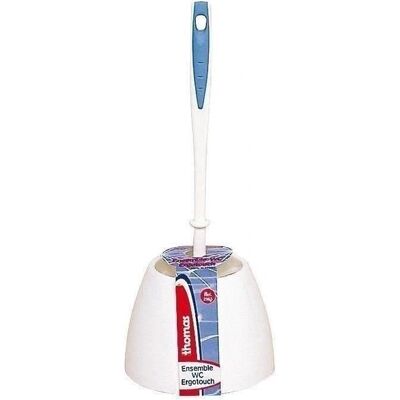 Ensemble Brosse WC Thomas Poignée Ergonomique - Outil de Nettoyage - Publicité Ensemble Brosse WC Thomas Poignée Ergonomique - Outil de Nettoyage - Publicité