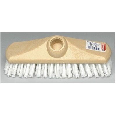 Brosse lave pont BROSSERIE THOMAS - Nylon PP, manche en hêtre, douille à vis - Publicité Brosse lave pont BROSSERIE THOMAS - Nylon PP, manche en hêtre, douille à vis - Publicité