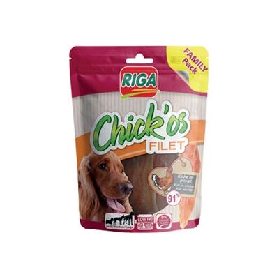 Riga 3166780056280 Hond/kat snack - Kip - 300g Riga 3166780056280 Hond/kat snack - Kip - 300g