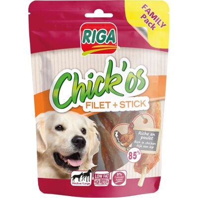 Riga Chick Os Filet Stick - Hondensnack met kipfilet - Gezinnenpak 300g Riga Chick Os Filet Stick - Hondensnack met kipfilet - Gezinnenpak 300g