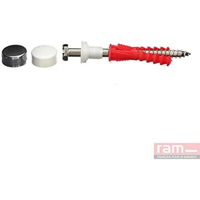 Ensemble de fixation RAM WC et bidet - 6x80 - 2 pièces Ensemble de fixation RAM WC et bidet - 6x80 - 2 pièces