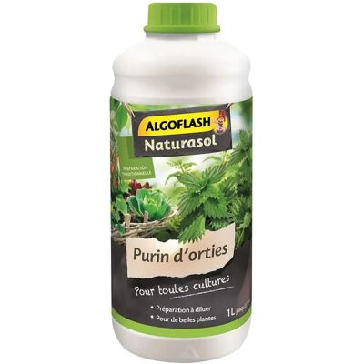 Algoflash Naturasol Ortie 1 L - Engrais pour plantes - Publicité Algoflash Naturasol Ortie 1 L - Engrais pour plantes - Publicité
