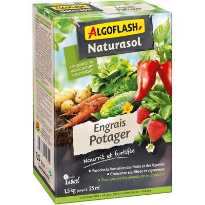 ALGOFLASH NATURASOL Engrais Biologique - 1,5kg - Publicité ALGOFLASH NATURASOL Engrais Biologique - 1,5kg - Publicité