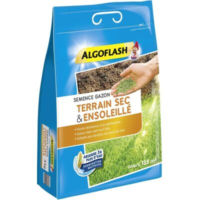 Algoflash Semsol3 Gazon Méditerranéen - Gazon - 3 Kg - Publicité Algoflash Semsol3 Gazon Méditerranéen - Gazon - 3 Kg - Publicité