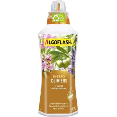 Engrais Algoflash 750 ml - Fertilisant liquide pour oliviers et plantes méditerranéennes - Publicité Engrais Algoflash 750 ml - Fertilisant liquide pour oliviers et plantes méditerranéennes - Publicité