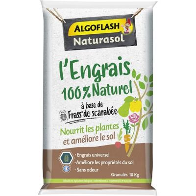 Engrais Algoflash Naturasol Fass - 10 kg - Publicité Engrais Algoflash Naturasol Fass - 10 kg - Publicité