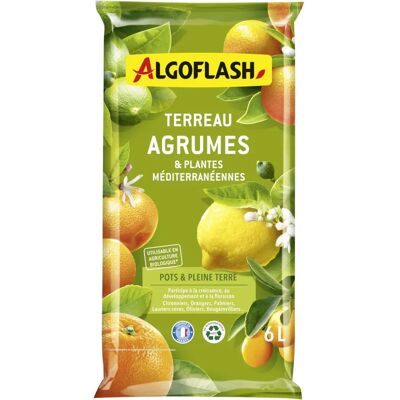 Algoflash - Terreau Agrumes Méditerranéennes 6L - 6L - Agrumes - Topfer mix Algoflash - Terreau Agrumes Méditerranéennes 6L - 6L - Agrumes - Topfer mix