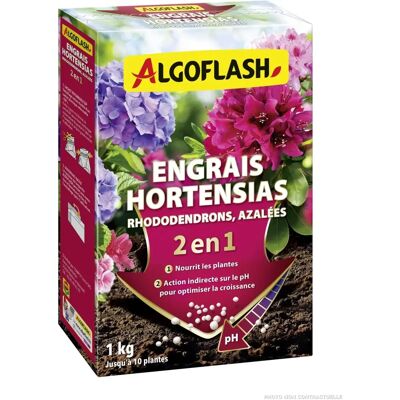 Algoflash Engrais Hydrangea 2-en-1 - 1kg - Publicité Algoflash Engrais Hydrangea 2-en-1 - 1kg - Publicité