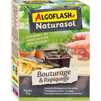 Algoflash - UAB Bouturage - 20 g - Arbustes - Rooting powder - Publicité Algoflash - UAB Bouturage - 20 g - Arbustes - Rooting powder - Publicité