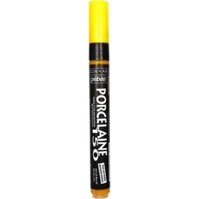 Marqueur Porcelaine 150 Jaune Pebeo - Stylo céramique - 1,2mm - Publicité Marqueur Porcelaine 150 Jaune Pebeo - Stylo céramique - 1,2mm - Publicité