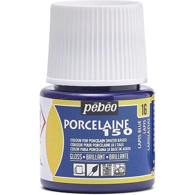 Pebeo Porcelaine 150 Wasserbasierte Keramikfarbe - Lapis Blau - Künstlerbedarf Pebeo Porcelaine 150 Wasserbasierte Keramikfarbe - Lapis Blau - Künstlerbedarf