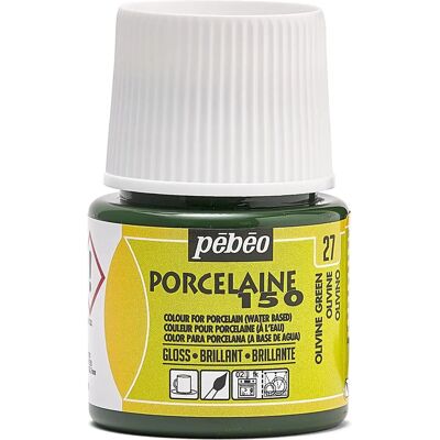 Pébéo Olive Wasserbasierte Porzellanfarbe - 45ml - Farbe Pébéo Olive Wasserbasierte Porzellanfarbe - 45ml - Farbe