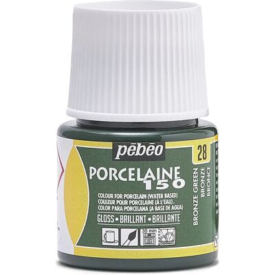 Pébéo Wasserbasierte Porzellan-Glanzfarbe - Bronze - 45 ml - Keramik & Porzellan Finish Pébéo Wasserbasierte Porzellan-Glanzfarbe - Bronze - 45 ml - Keramik & Porzellan Finish