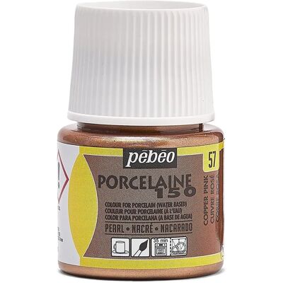 Pebeo Kupfer Pink Porcelaine 150 Keramikfarbe - Wasserbasiert, Hitzebeständig Pebeo Kupfer Pink Porcelaine 150 Keramikfarbe - Wasserbasiert, Hitzebeständig