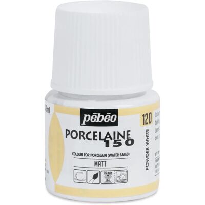 Pebeo Porcelaine 150 Wasserbasierte Keramikfarbe - Pulverweiß - Keramikfarben Pebeo Porcelaine 150 Wasserbasierte Keramikfarbe - Pulverweiß - Keramikfarben