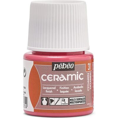 Pébéo Peinture céramique et multi surfaces - Rouge - 45 ml - Publicité Pébéo Peinture céramique et multi surfaces - Rouge - 45 ml - Publicité