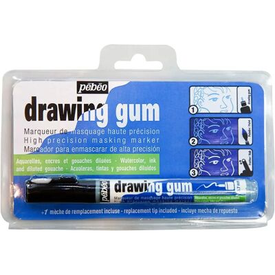 Pebeo Drawing Gum Masking Marker - 0.7mm - Masking Marker Pebeo Drawing Gum Masking Marker - 0.7mm - Masking Marker