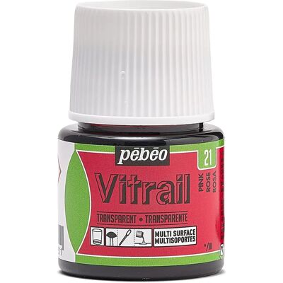 Pebeo Vitrail Pink - Glasfarbe Pebeo Vitrail Pink - Glasfarbe