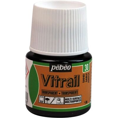 Pebeo Vitrail Glass Paint - Sand 45ml Pebeo Vitrail Glass Paint - Sand 45ml