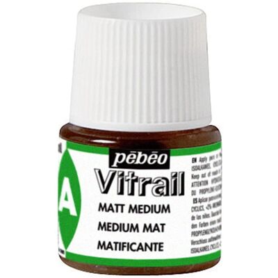 Pebeo Vitrail Transparentes Glasfarbe 45ml Matt Mittel - Glasfarbe Pebeo Vitrail Transparentes Glasfarbe 45ml Matt Mittel - Glasfarbe