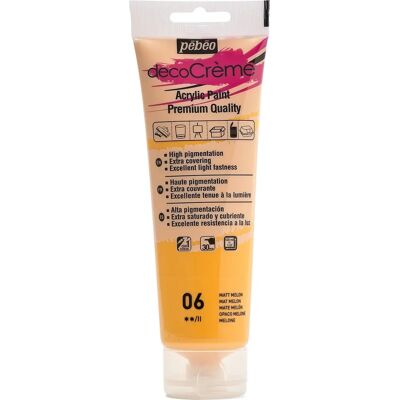 Peinture DecoCreme Melon de Pebeo - Art, Bricolage & Mobilier Peinture DecoCreme Melon de Pebeo - Art, Bricolage & Mobilier
