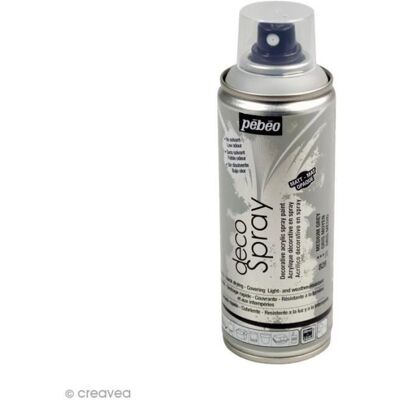 Pébéo - DecoSpray - Szary średni - 200 ml - Sprayowa farba Pébéo - DecoSpray - Szary średni - 200 ml - Sprayowa farba