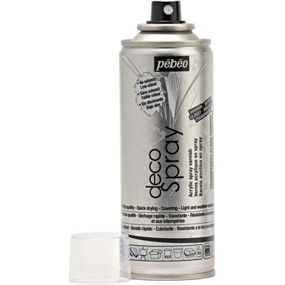 Pebeo Ausiliaro Decospray 200ml - Przezroczysta błyszcząca farba w sprayu Pebeo Ausiliaro Decospray 200ml - Przezroczysta błyszcząca farba w sprayu