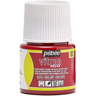 Pebeo Vitrea 160 Glasfarbe - Paprika Pebeo Vitrea 160 Glasfarbe - Paprika