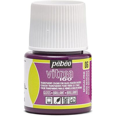Peinture Vitrea 160 à base d'eau pour verre - Bengal Pink - Publicité Peinture Vitrea 160 à base d'eau pour verre - Bengal Pink - Publicité