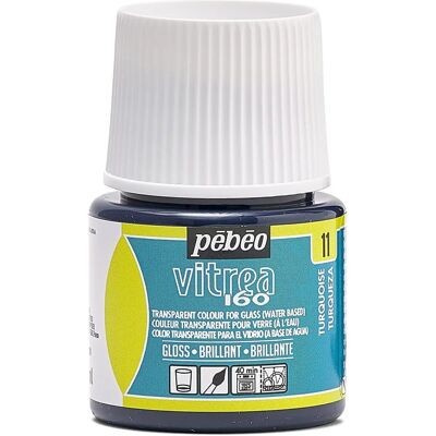Peinture Vitrea 160 à base d'eau pour verre - Turquoise - Publicité Peinture Vitrea 160 à base d'eau pour verre - Turquoise - Publicité