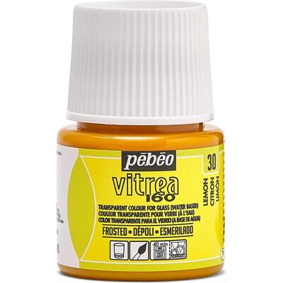Pebeo Vitrea 160 Wasserbasierte Glasfarbe Mattierte Zitrone - Glasfarbe Pebeo Vitrea 160 Wasserbasierte Glasfarbe Mattierte Zitrone - Glasfarbe