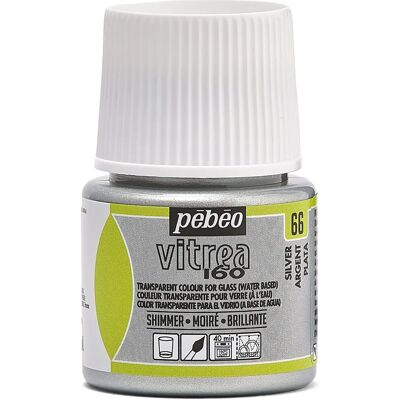 Pebeo Vitrea 160 Wasserbasierte Permanente Glasfarbe - Silber Pebeo Vitrea 160 Wasserbasierte Permanente Glasfarbe - Silber