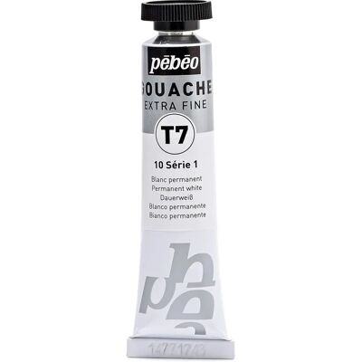 Farba gouache Pebeo T7 Extra Fine - Biała - Farba gouache Farba gouache Pebeo T7 Extra Fine - Biała - Farba gouache
