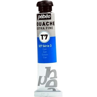 Pebeo T7 Extra Fine Gouache Malowanie Cyan - Gouache Paint Pebeo T7 Extra Fine Gouache Malowanie Cyan - Gouache Paint