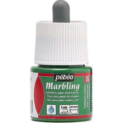 Pebeo Smaragdgrün 45ml Marmorierte Tinte Pebeo Smaragdgrün 45ml Marmorierte Tinte