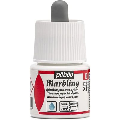 Pebeo Weiße Marmorierfarbe 45ml - Künstlerbedarf Pebeo Weiße Marmorierfarbe 45ml - Künstlerbedarf