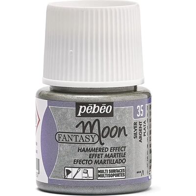 Pebeo Silver Moon Reactive Paint - Multi-surface 45ml Pebeo Silver Moon Reactive Paint - Multi-surface 45ml
