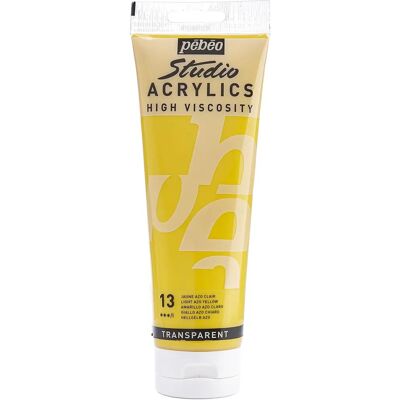 Peinture Acrylique Azo Jaune - Transparent - 250ml - Peinture Acrylique Peinture Acrylique Azo Jaune - Transparent - 250ml - Peinture Acrylique