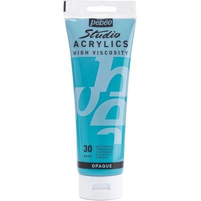 Pébéo Cor de Turquesa Tinta Acrílica - 250 Ml - Tinta Acrílica Pébéo Cor de Turquesa Tinta Acrílica - 250 Ml - Tinta Acrílica