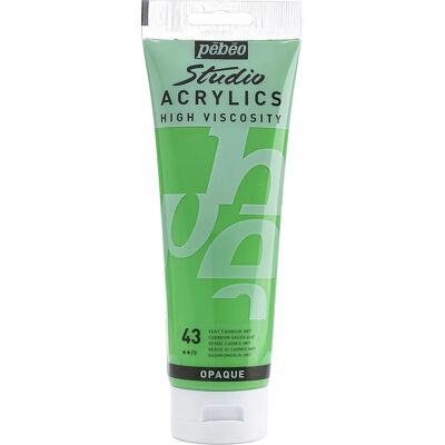 Pébéo Peinture Acrylique Studio - Vert - 250 ml - Peinture acrylique Pébéo Peinture Acrylique Studio - Vert - 250 ml - Peinture acrylique