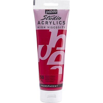 Pébéo Magenta Translucide 250ml - Peinture Acrylique - Publicité Pébéo Magenta Translucide 250ml - Peinture Acrylique - Publicité
