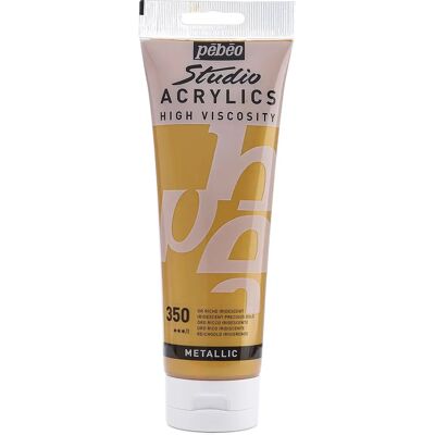 Pébéo Gold Acrylfarbe - 250ml - Studio Acrylics Pébéo Gold Acrylfarbe - 250ml - Studio Acrylics