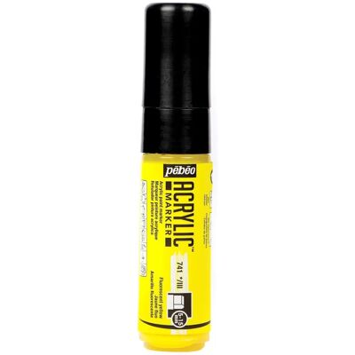 Pebeo Acrylic Marker - Yellow - 5-15mm Tip - Product Type Pebeo Acrylic Marker - Yellow - 5-15mm Tip - Product Type