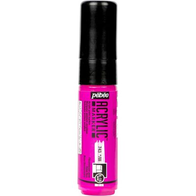 Marker akrylowy Pebeo - Róż fluorescencyjna - Końcówka 5-15mm - Marker akrylowy Marker akrylowy Pebeo - Róż fluorescencyjna - Końcówka 5-15mm - Marker akrylowy