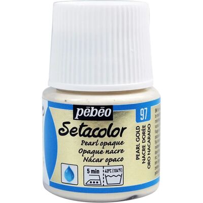 Farba do tkanin Pearl Gold Pebeo Setacolor - Farba na tkaniny Farba do tkanin Pearl Gold Pebeo Setacolor - Farba na tkaniny