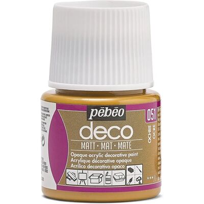 Farba akrylowa matowa nieprzezroczysta Pebeo - Oker - 45ml - Sztuka i rękodzieło Farba akrylowa matowa nieprzezroczysta Pebeo - Oker - 45ml - Sztuka i rękodzieło