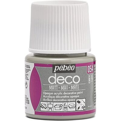 Pebeo Deco Art Gris - Peinture pour Artisanat et Meubles - 45ml - Publicité Pebeo Deco Art Gris - Peinture pour Artisanat et Meubles - 45ml - Publicité