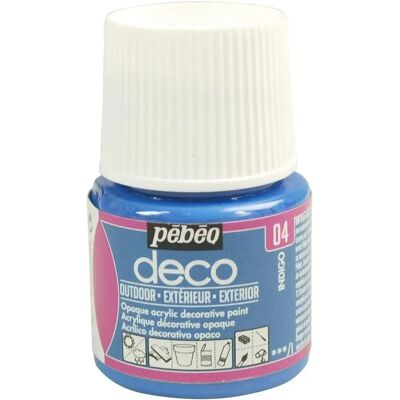 Farba akrylowa Pebeo Indigo na zewnątrz - 45ml - Odporna na warunki atmosferyczne Farba akrylowa Pebeo Indigo na zewnątrz - 45ml - Odporna na warunki atmosferyczne