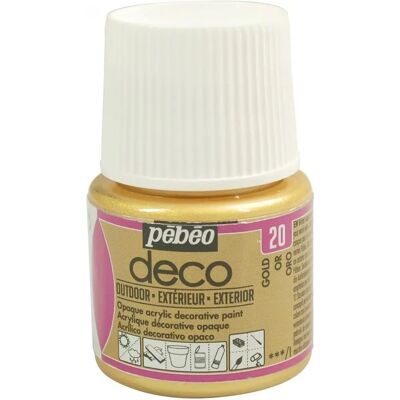 Pebeo Außenfarbe - Gold - 45ml - Wetterbeständig Multi-Oberfläche Pebeo Außenfarbe - Gold - 45ml - Wetterbeständig Multi-Oberfläche